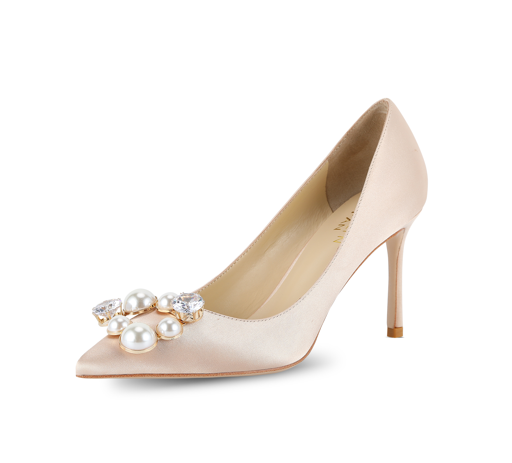 Satin pumps wedding shoes deals