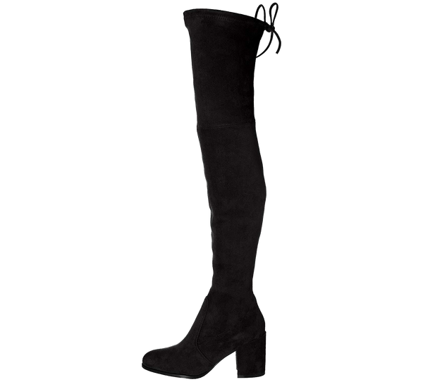Kaitlyn pan block heel microsuede slim fit over the knee boots best sale