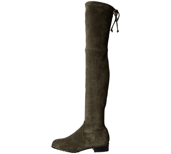 Paisley Slim Fit Over The Knee Flat Heel Boots Kaitlyn Pan Shoes