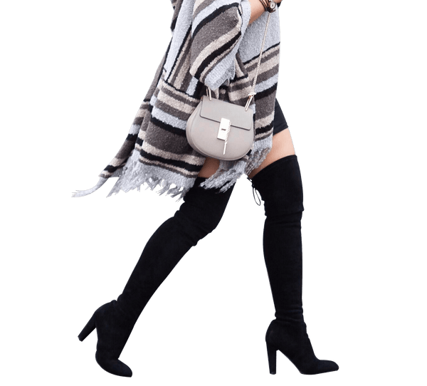Pamela Slim Fit Over The Knee High Heel Boots Kaitlyn Pan Shoes