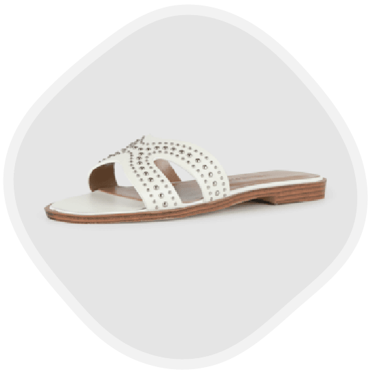 7-in-1: One Piece Worn in Seven Ways (Ceres Cut Out Slippers) - Kaitlyn Pan Shoes