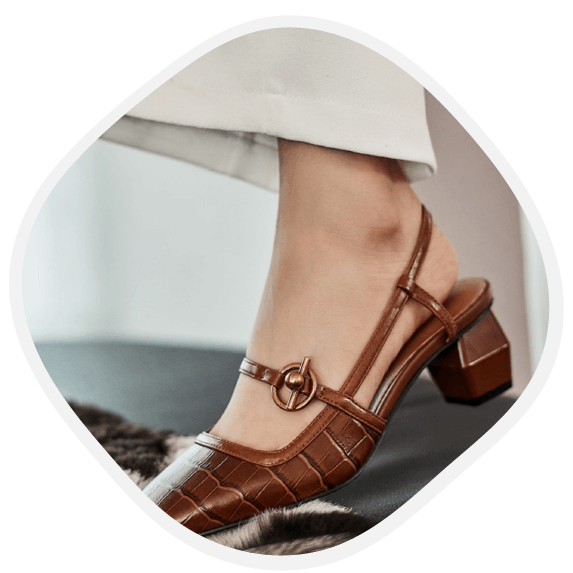 7-in-1: One piece Worn in Seven Ways (Louise Vintage Slingbacks) - Kaitlyn Pan Shoes