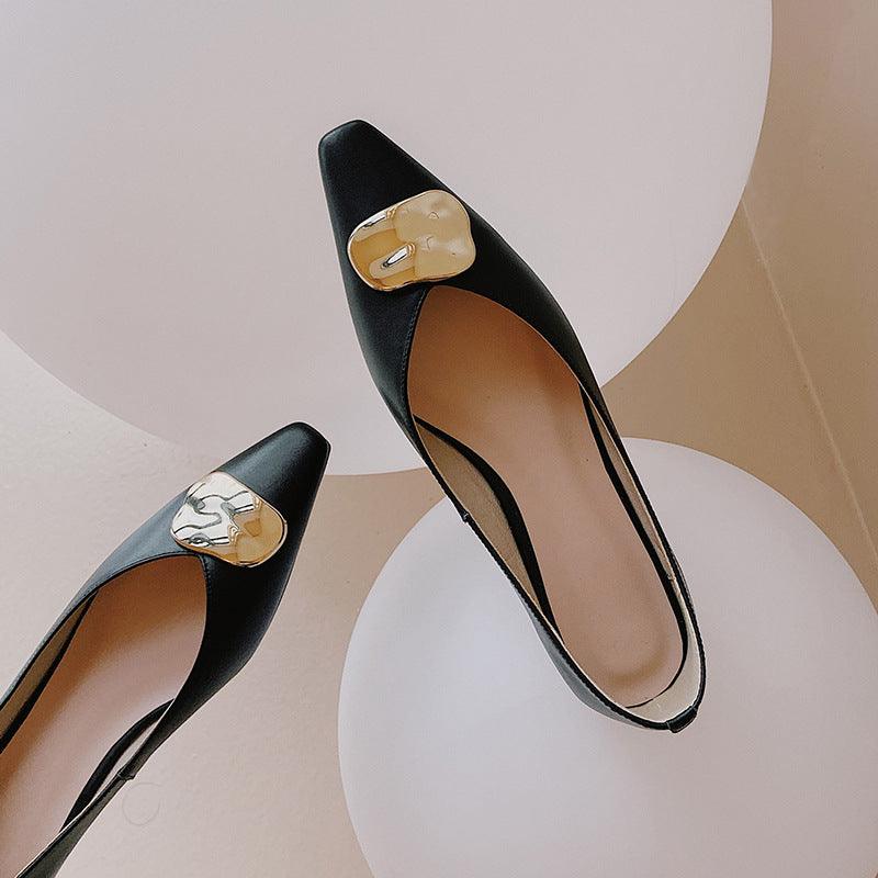 Flat Heels - Kaitlyn Pan Shoes