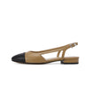 Chic Serenity Genuine Lambskin Strap Flats by Nostalgia Fashion New York