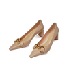 Gigi Square Pointed Toe Block Heel Pumps - Kaitlyn Pan Shoes