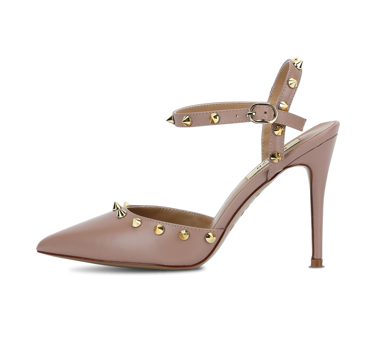 Studded High Heel Slingbacks - Kaitlyn Pan Shoes