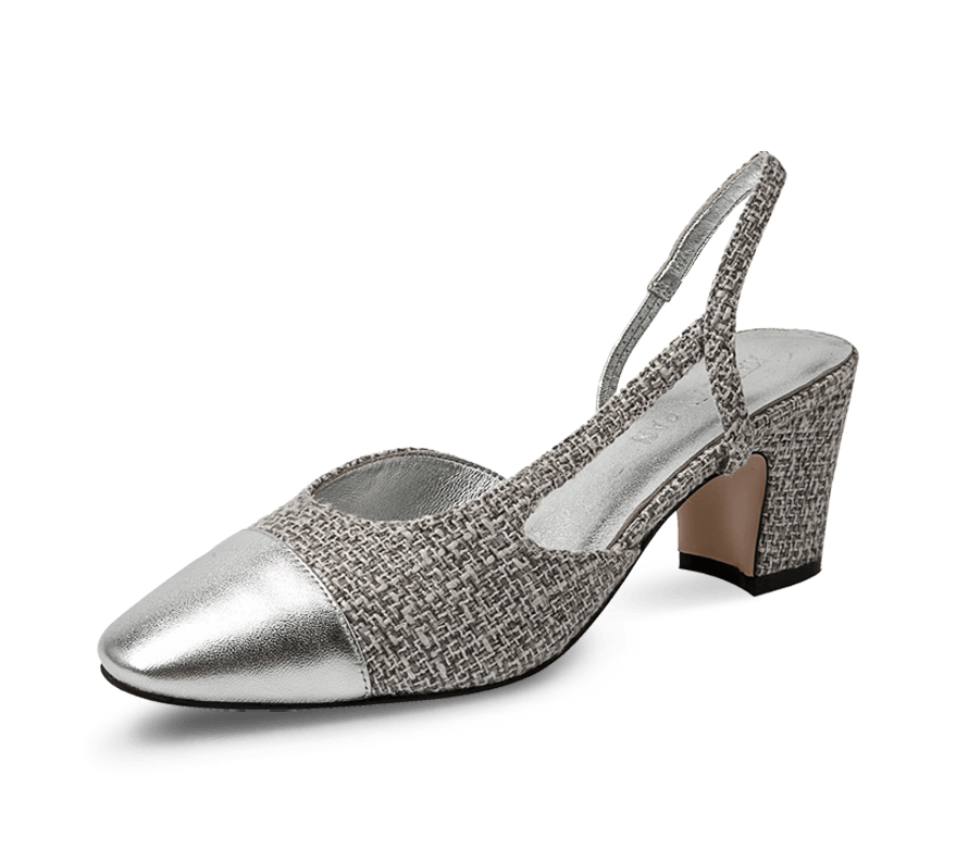Kaitlyn pan sales two tone slingback