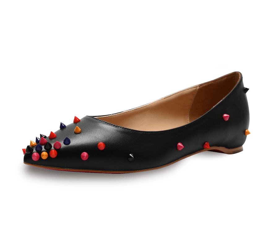 Kaitlyn pan sales studded flats