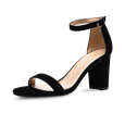 Heather Block High Heel Sandals - Final Sale - Kaitlyn Pan Shoes