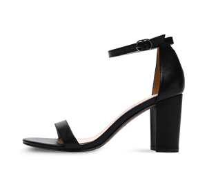 Heather Block High Heel Sandals - Kaitlyn Pan Shoes