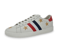 Zane Sneakers with Stripe Pattern and Stars - Kaitlyn Pan Shoes