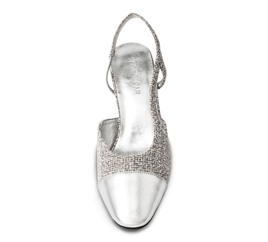 The Platform Sandal - Silver Mirror – Margaux