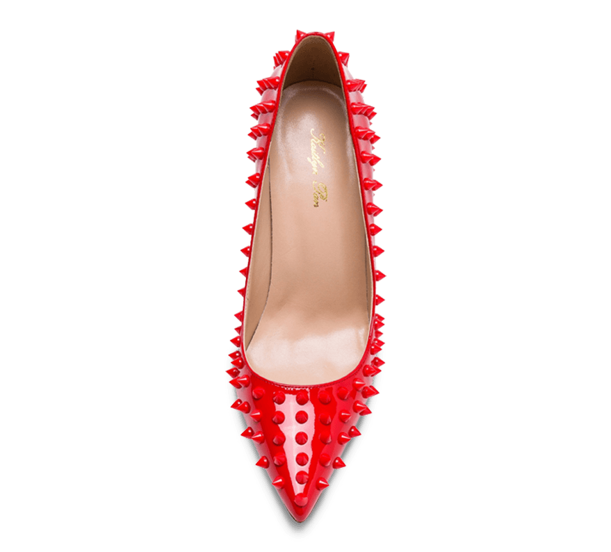 Red bottom 2025 heels spikes