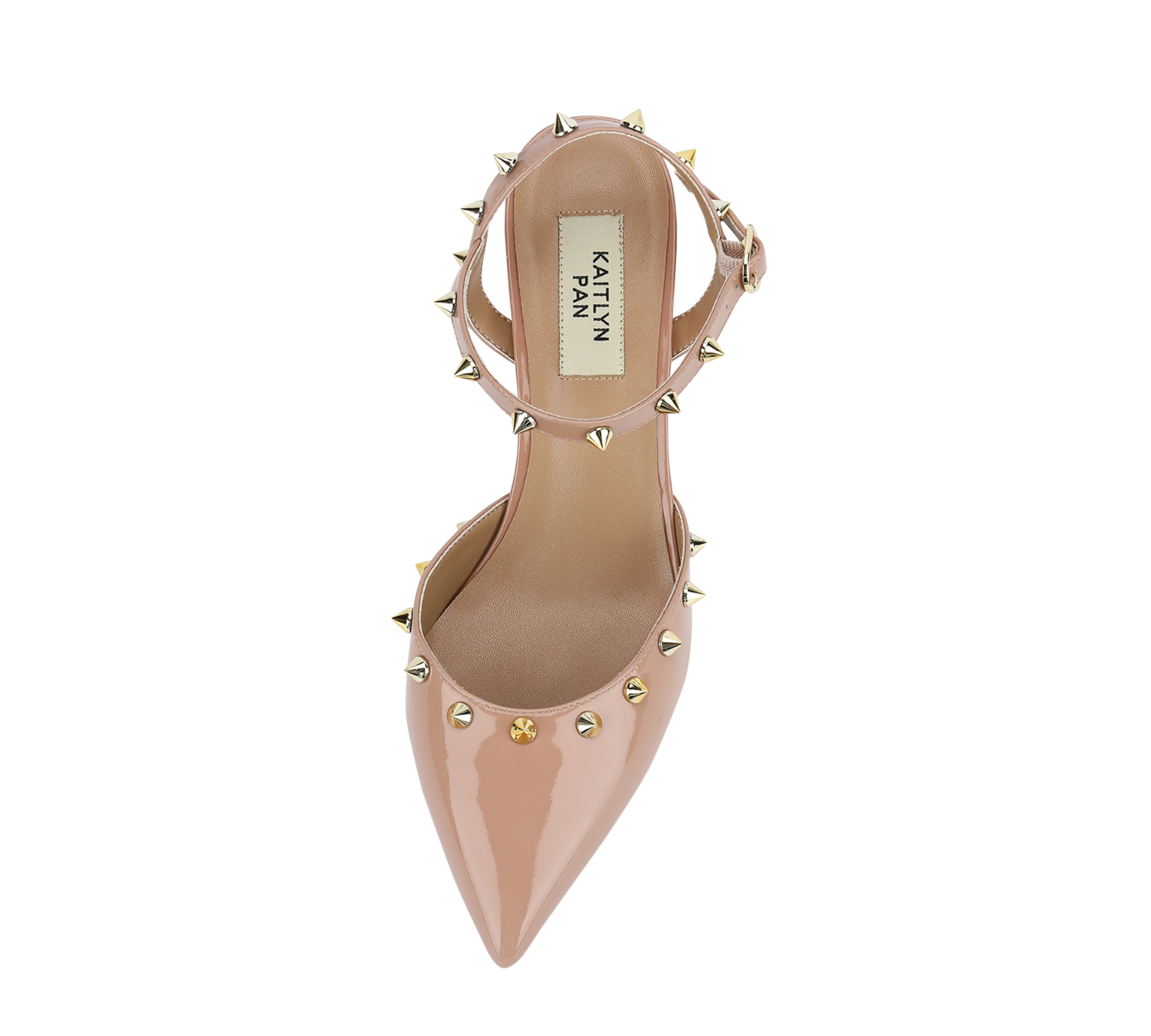 Kaitlyn pan top rockstud flats