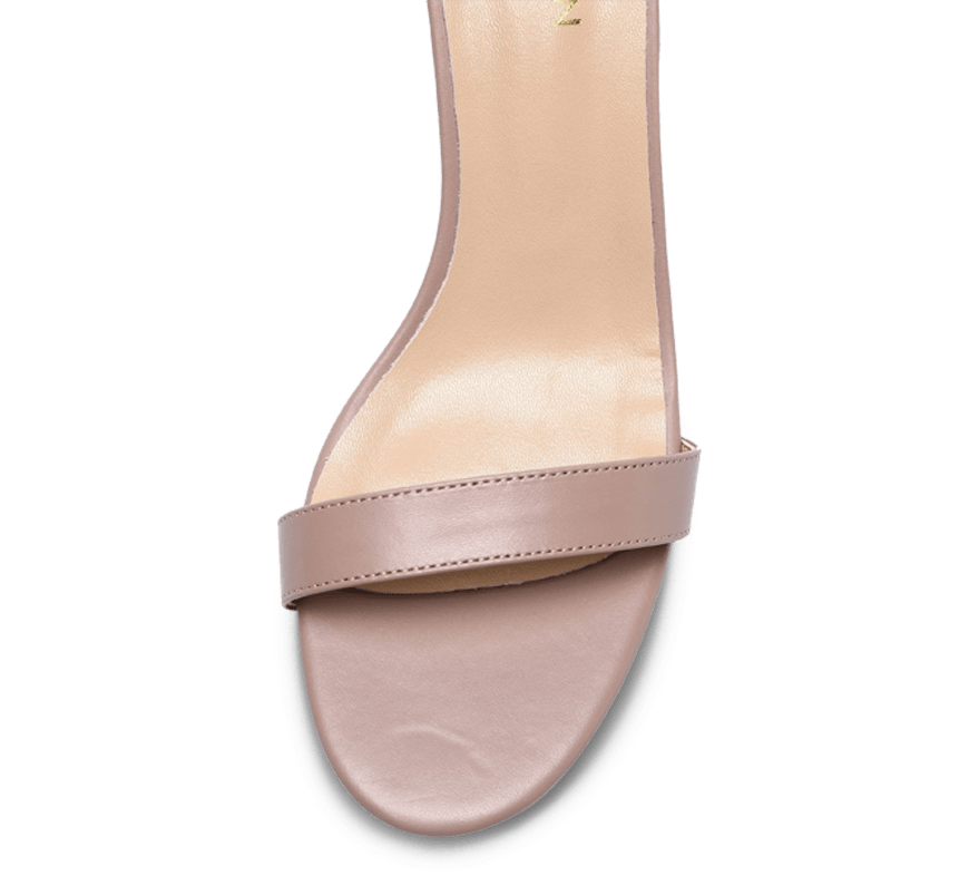 Hannah Block Mid Heel Sandals Poudre Matte 5.5US 35EU 35CN by Kaitlyn Pan Sandals Flip Flops