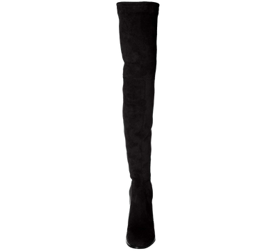 Kaitlyn pan block heel microsuede slim fit over the knee boots on sale