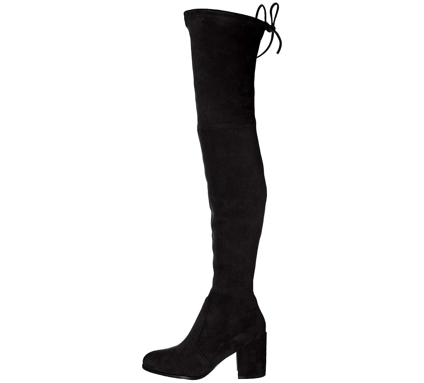 Kaitlyn pan block heel microsuede deals slim fit over the knee boots