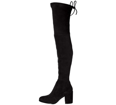 Kaitlyn pan women's microsuede high heel 2024 over the knee thigh high boots