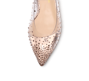 Gypsophila PVC Crystal Flats - Kaitlyn Pan Shoes