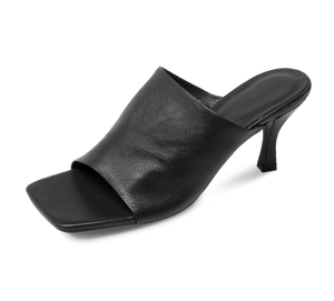 Katie Mid Heel Square Toe Sandals - Kaitlyn Pan Shoes