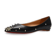 Skittle Studded Leather Flats - Kaitlyn Pan Shoes