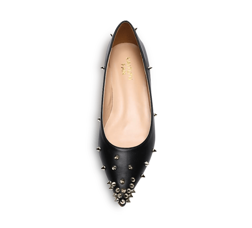 Kaitlyn pan sales studded flats