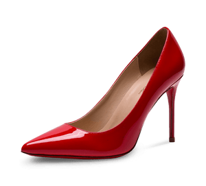 Pointed Toe Red Sole High Heel Pumps - Kaitlyn Pan Shoes