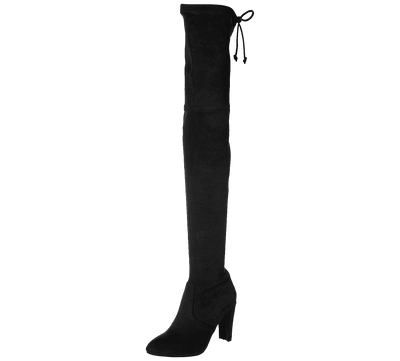 Kaitlyn pan women's microsuede high heel over the knee thigh high boots sale