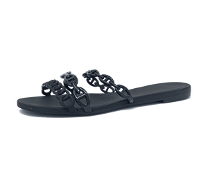 Jelly Chain Beach Sandals Flip Flops - Kaitlyn Pan Shoes