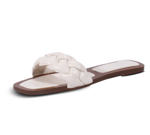 Braided Macaron Flats - Kaitlyn Pan Shoes